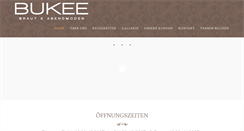 Desktop Screenshot of bukee.de