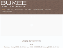 Tablet Screenshot of bukee.de